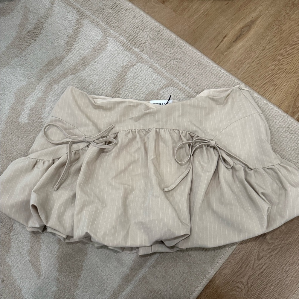 Princess Polly Pinstripe Bubble Skirt